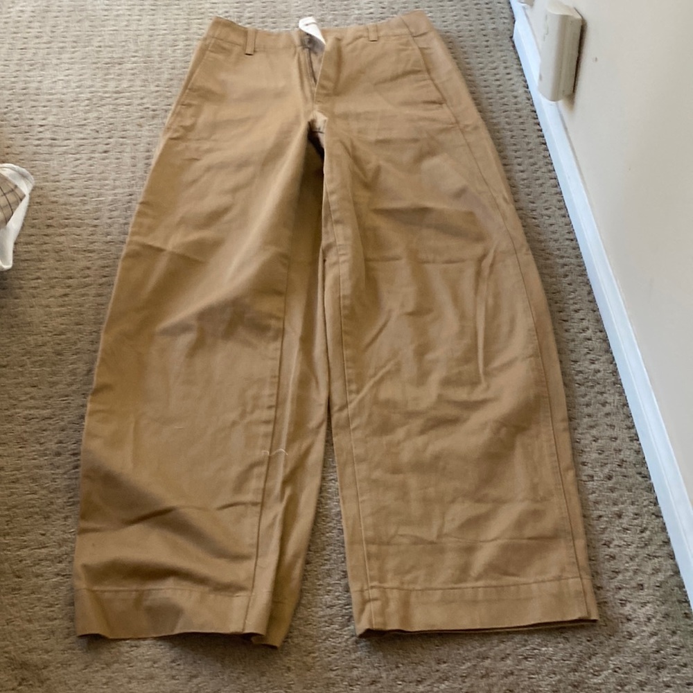 Brown wide leg trouser